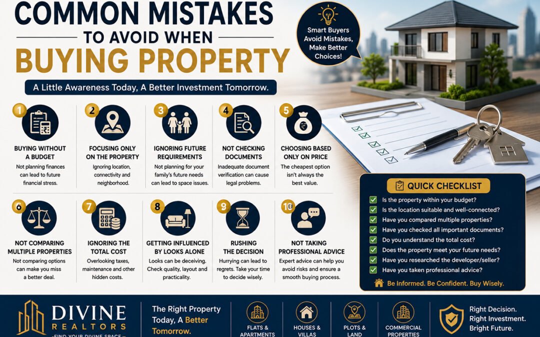 Common mistakes to avoid when buying property