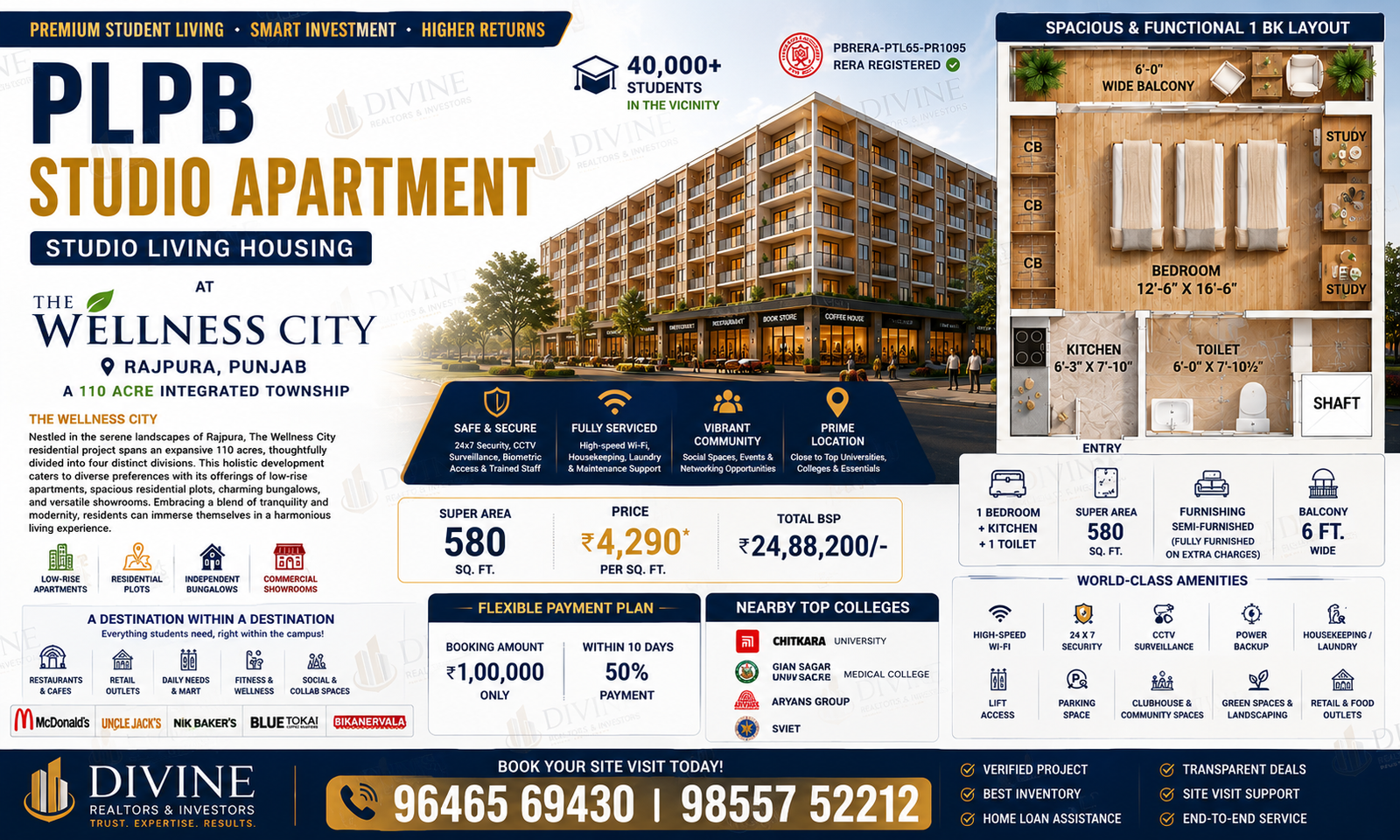 PLPB Studio Apartment - Studio Living Housing Rajpura