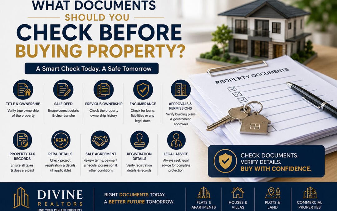 Documents to check before buying property