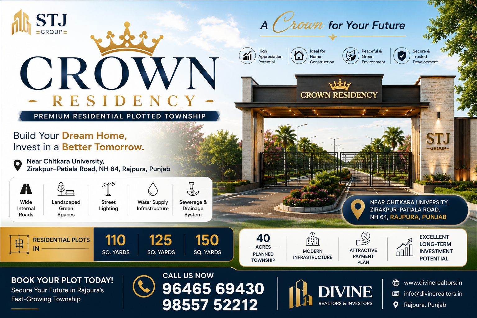 STJ Crown Residency Rajpur Near Chitkara University