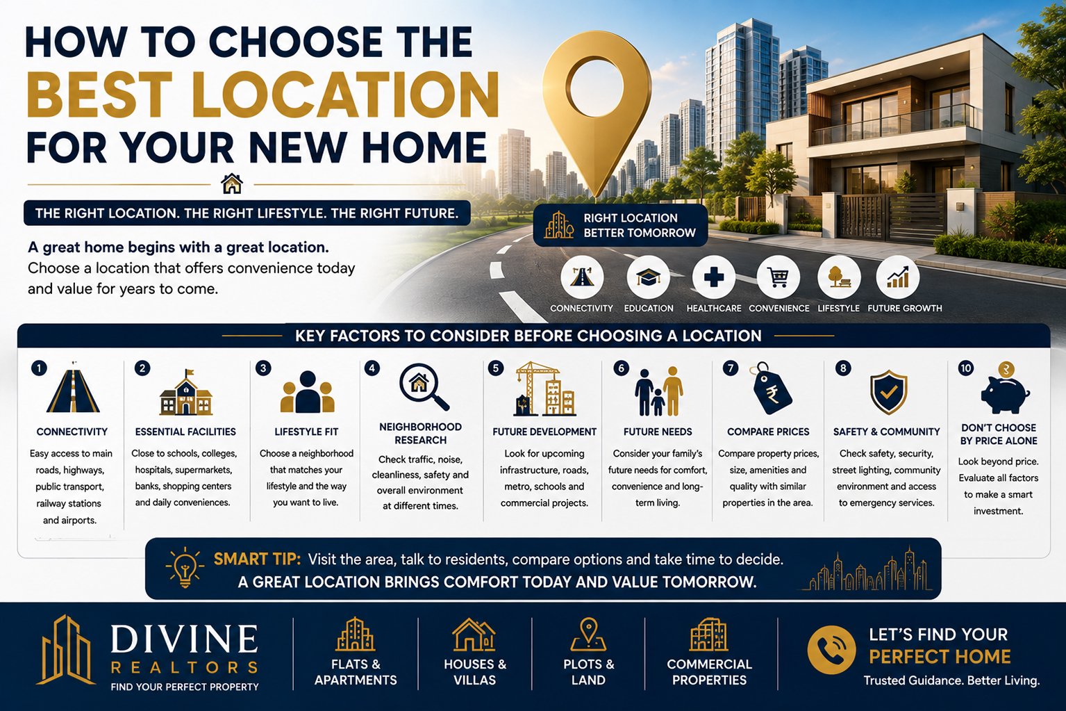 How to choose the best location for your new home