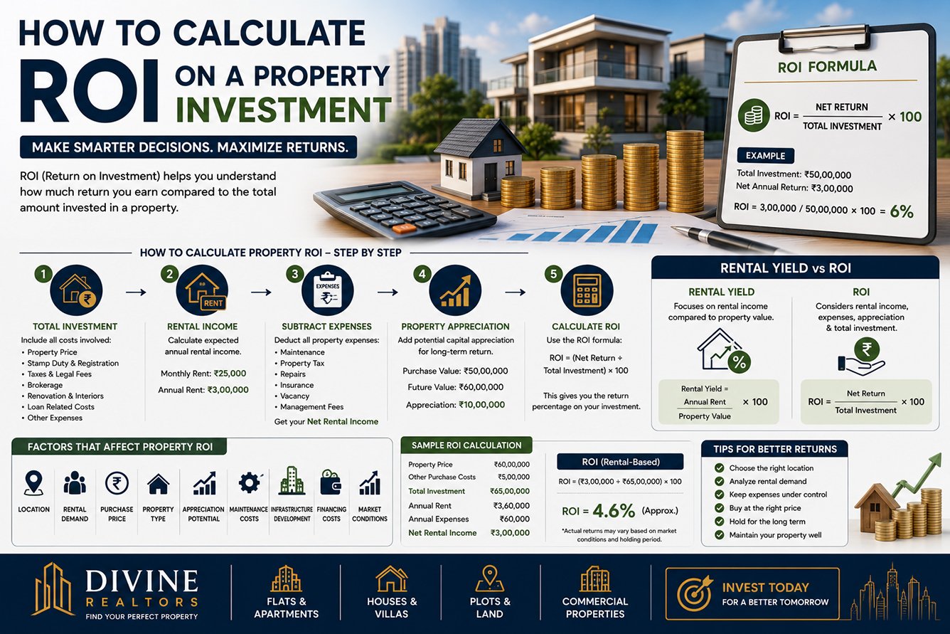 How to calculate ROI on a property investment