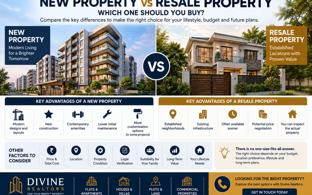 New property vs resale property comparison